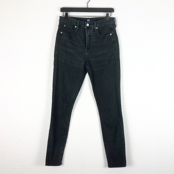 GAP Denim - Gap Jeans True Skinny 29R Black Mid Rise